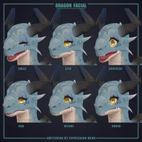 3D-модель Dragonewt Cyanos