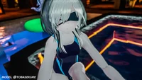 3D-модель персонажа Volga Tekt El Cobalta для VRChat