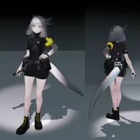 3D-модель персонажа Volga Tekt El Cobalta для VRChat