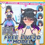 【 Free Live2D VTuber Model 】 Cute & Kawaii VTuber