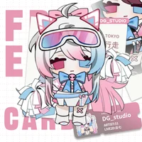 Live2D-модель Chibi Cyberpunk Maid (чиби)