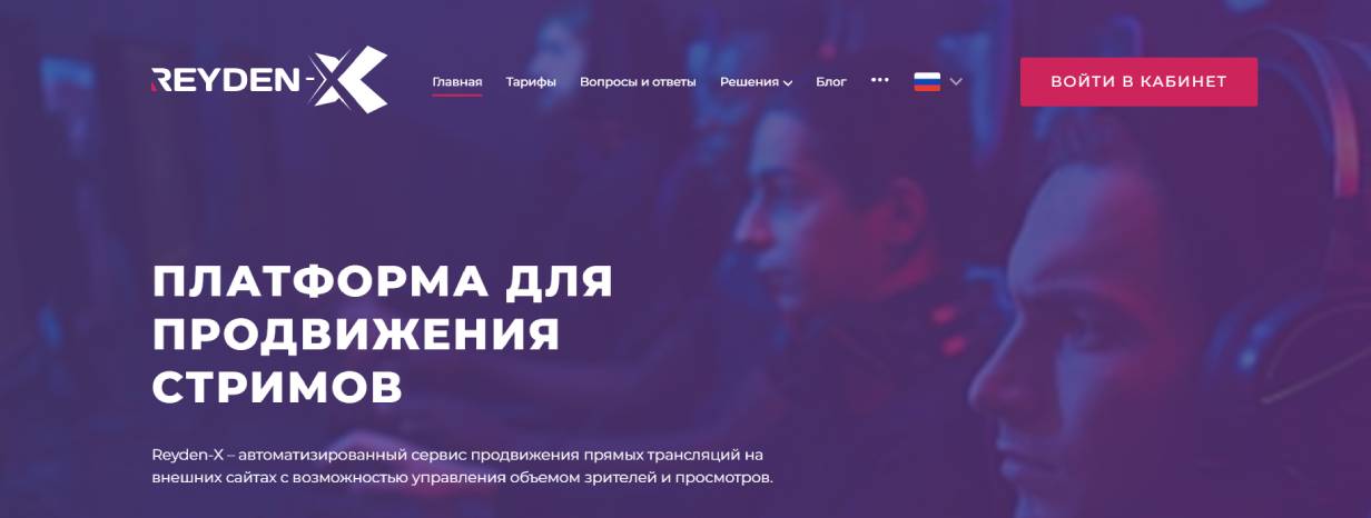 Reyden-X интерфейс