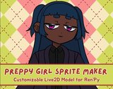 Preppy Girl Sprite Maker