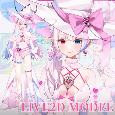 Live2D-модель Angel (полный рост)