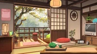 Анимированный фон Japanese Classic Chat Room