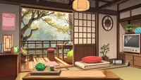 Анимированный фон Japanese Classic Chat Room