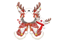 Анимированная накидка с капюшоном оленя Reindeer Hooded Coat