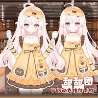 Анимированные наряды для VTS: Сиба-ину, Хлебокот, Печенье-кот и Пончик