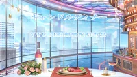 Анимированный фон Candle Dinner для стримов