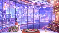 Анимированный фон Candle Dinner для стримов