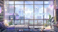 Анимированный фон для стримов Huyuu no Hoshi