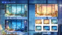 Анимированный фон для VTuber — Ame o Kiku (Слушая дождь)
