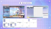 Анимированный фон и оверлеи Hoshi no Michi для VTuber