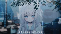 Анимированный фон Парк в сезон дождей