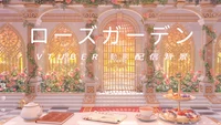 Анимированный фон для стримов Rose Garden