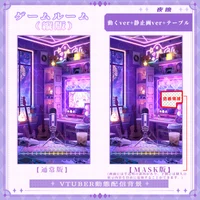 Анимированный вертикальный фон Gaming Room для VTuber