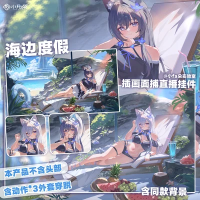 Анимированный VTS-ассет тела Отдых на море Seaside Vacation