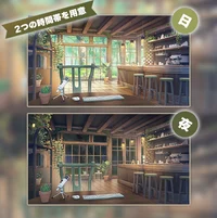 Фон для стримов Aroma of the Woods Cafe