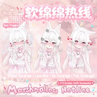 Ассет наряда Marshmallow Hotline для VTube Studio