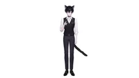 Live2D модель кота-дворецкого Bartender Butler Cat Boy для VTube Studio