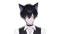 Live2D модель кота-дворецкого Bartender Butler Cat Boy для VTube Studio