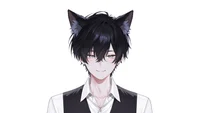 Live2D модель кота-дворецкого Bartender Butler Cat Boy для VTube Studio