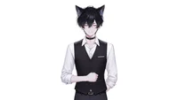 Live2D модель кота-дворецкого Bartender Butler Cat Boy для VTube Studio
