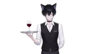 Live2D модель кота-дворецкого Bartender Butler Cat Boy для VTube Studio