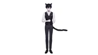 Live2D модель кота-дворецкого Bartender Butler Cat Boy для VTube Studio