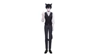 Live2D модель кота-дворецкого Bartender Butler Cat Boy для VTube Studio