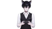 Live2D модель кота-дворецкого Bartender Butler Cat Boy для VTube Studio
