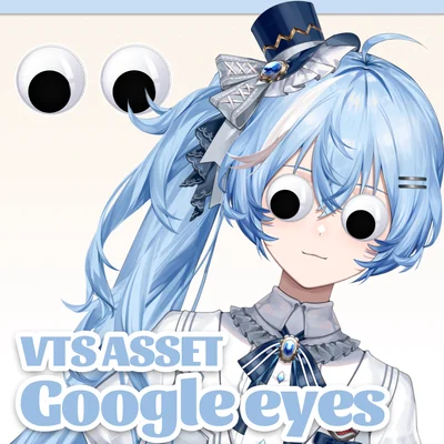Бегающие глазки Google eyes для VTube Studio