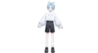 Live2D-модель школьника с кошачьими ушками Bell Cat-eared School Boy