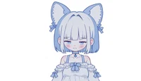 Live2D-модель лисицы Blue Kitten