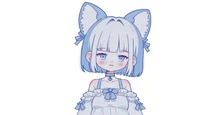 Live2D-модель лисицы Blue Kitten