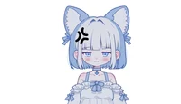 Live2D-модель лисицы Blue Kitten