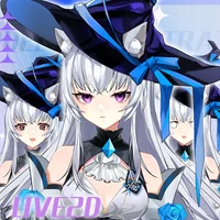 Live2D-модель Shiroi Mahou no Neko DLC (полный рост)