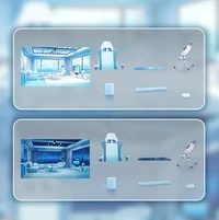 Фон для стрима Blue Ocean's Live Streaming Room
