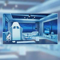 Фон для стрима Blue Ocean's Live Streaming Room