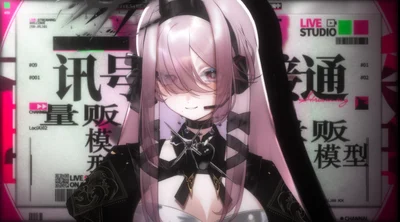 Live2D-модель Battle Maid NVPU (полный рост)