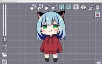 PNGTuber-аватар cat-blue