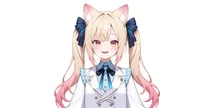 Live2D модель Cat-eared Twin-tail Girl с чиби-формой и сменой причесок