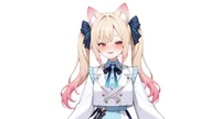 Live2D модель Cat-eared Twin-tail Girl с чиби-формой и сменой причесок