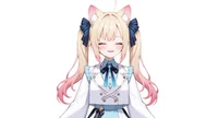 Live2D модель Cat-eared Twin-tail Girl с чиби-формой и сменой причесок