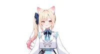 Live2D модель Cat-eared Twin-tail Girl с чиби-формой и сменой причесок