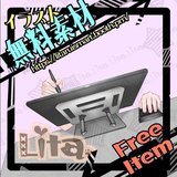 【無料イラスト】液晶タブレットとペンと左手デバイス