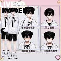 Черноволосый парень-пес Black-haired Boy Dog Character
