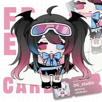 Live2D-модель Chibi Cyberpunk Maid