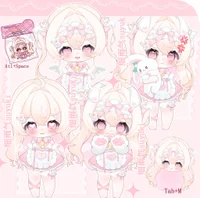Чиби Live2D модель Soft and cute chibi puppy baby