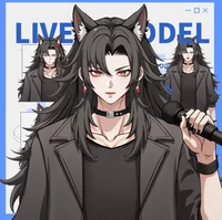Live2D модель Cool Wolf-eared Male для VTube Studio
